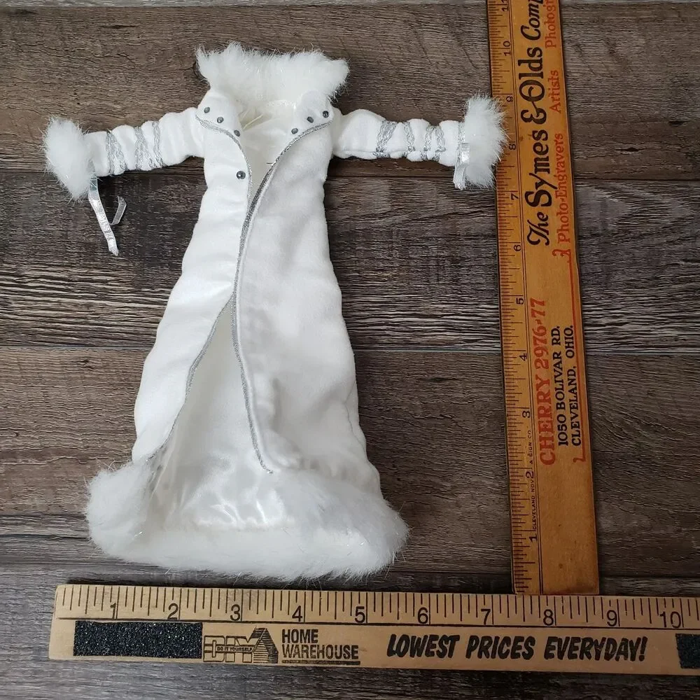 Hannah Montana Holiday Pop Star White Long Coat 2007 Disney Y2K